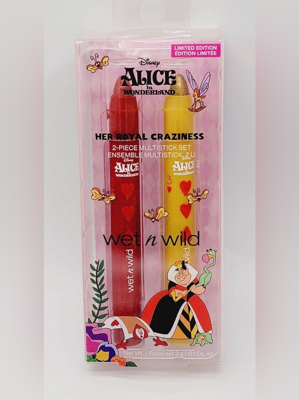 Wet n Wild Alice in Wonderland "Her Royal Craziness" 2-Piece Multistick Set